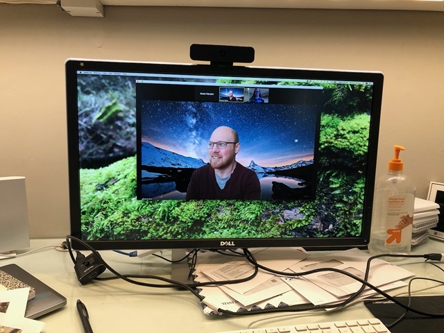 Lela interviewed an astrophysics postdoc over zoom