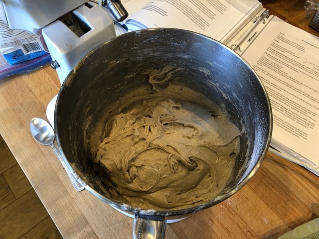 Weird sticky rye dough