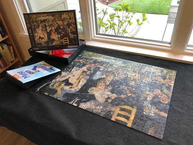 We really got into French impressionist puzzles this winter.  They're harder
