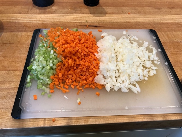 Pretty mirepoix