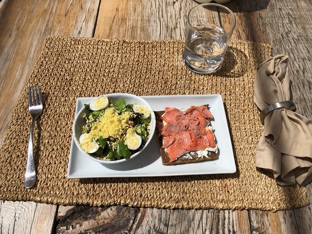 Lunch outdoors