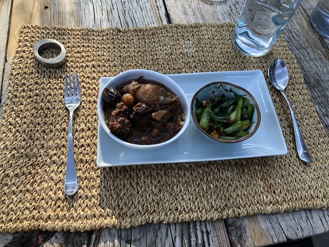 Another Persian stew, and home-grown greens