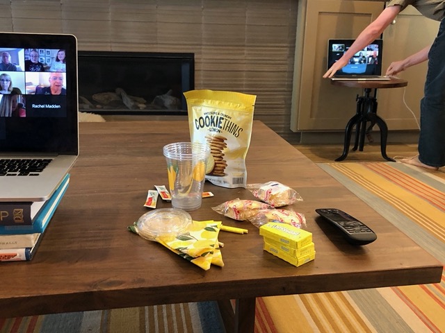 Marie sent out a bunch of treats for her guests to enjoy