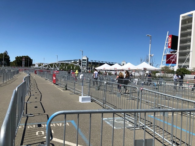 They were prepared for really long lines