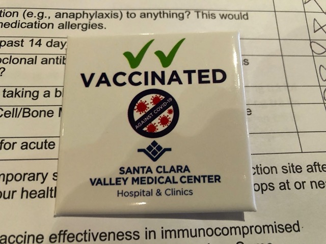 And I got a special button with two checkmarks for the two shots