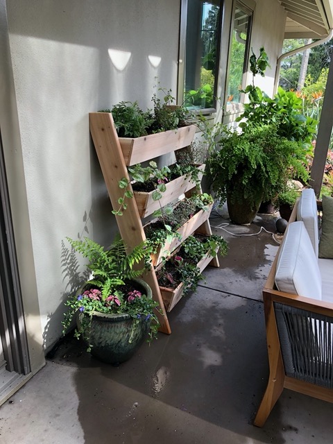 I got our planter assmebled