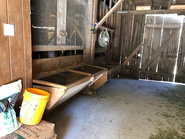 The old goat feeding troughs.  These will be replaced too