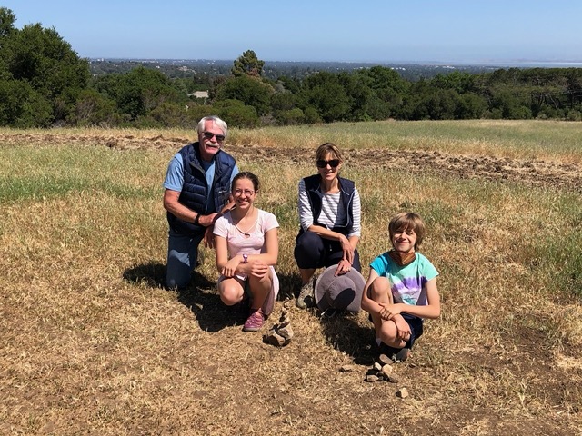 Leslie and Bill with Ellie and Owen
