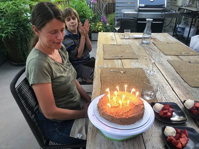 We did 4 and then 8 candles