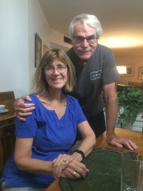 Picture of Leslie and Bill, sent from Fresno