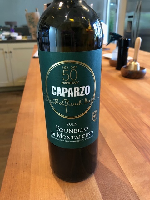 Really nice bottle of wine