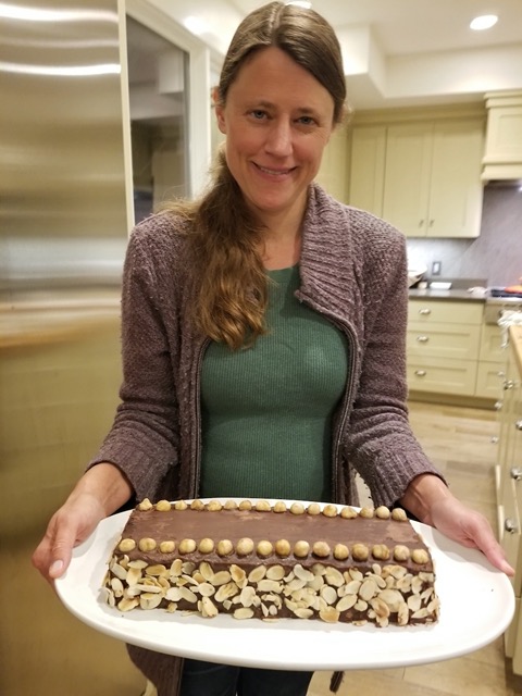 Bringing out the hazelnut dacquoise