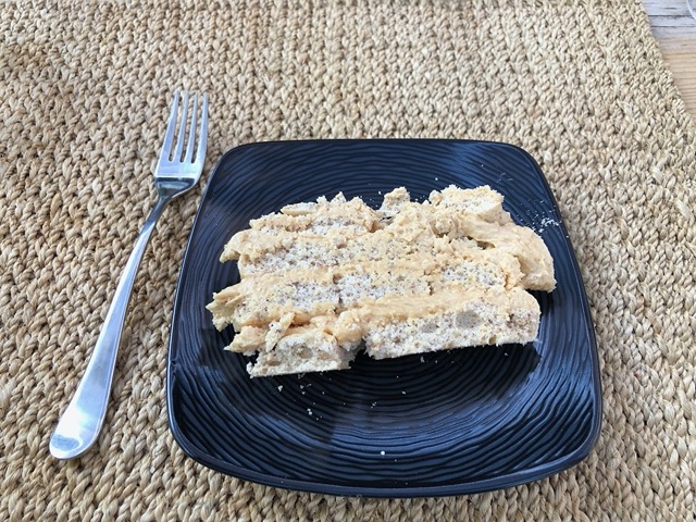 Slice of castel cake