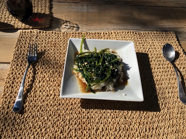 Thai water spinach stir fry