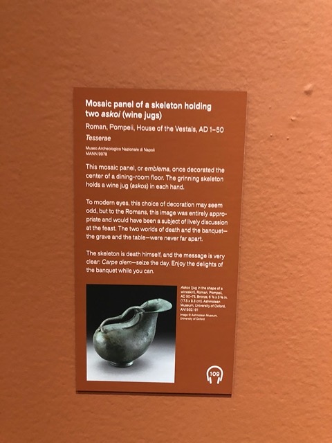 Photo of one of the wine jugs