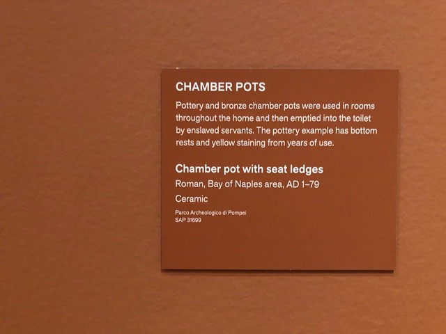 A bit about chamber pots