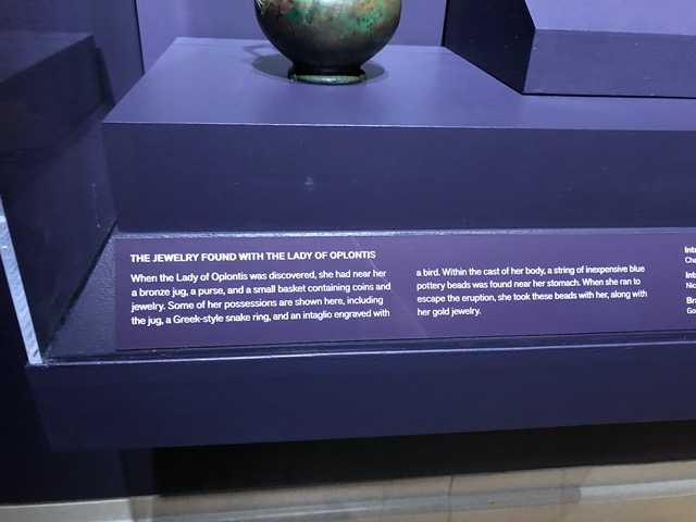 Here's a description of what was found with her
