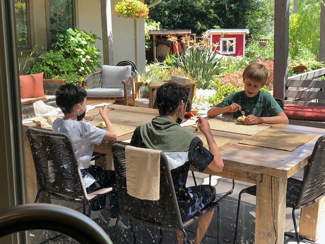 Jake and Luke spent several full and half days here while their mom had surgery.  So glad I could do this for them.