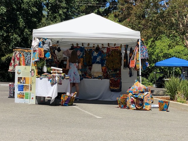 Very small pandemic art fair in Mountain View.  Just a few booths
