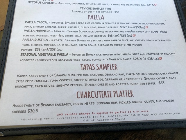 Then we went out to lunch at Cascal!