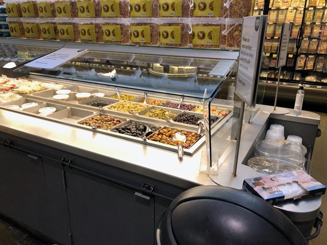The self-serve olive bar at Whole Foods is open again!