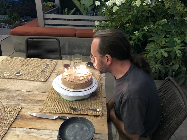 We did a group of 4 and a group of 7 candles