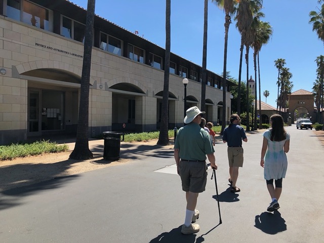 Heading toward the main quad