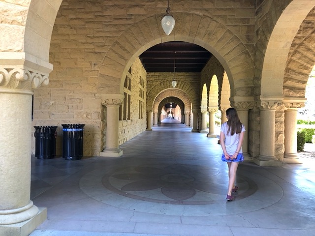 In the main quad
