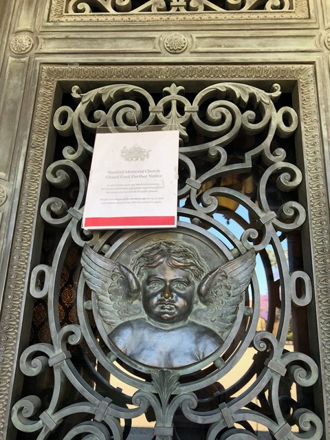 Memorial Church, closed until further notice