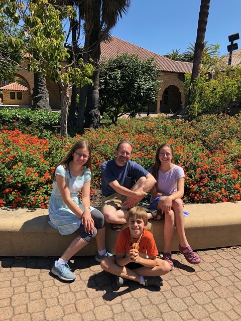 Mike with the whole family!