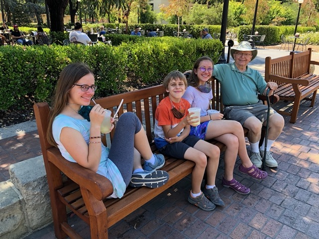 We got cold drinks for the kids