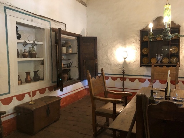I liked the pots and urns on the shelves