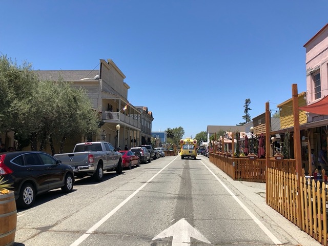 Main street of San Juan Bautista