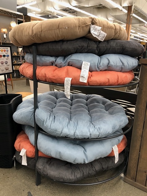 Shopping for a new, non-flattened papasan chair cushion