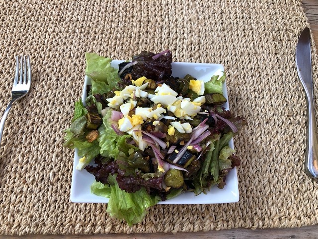 Thai eggplant salad