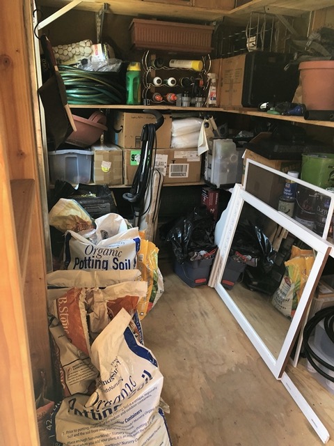 Some of this stuff will go to Leah and Peter, then we'll have more shelves