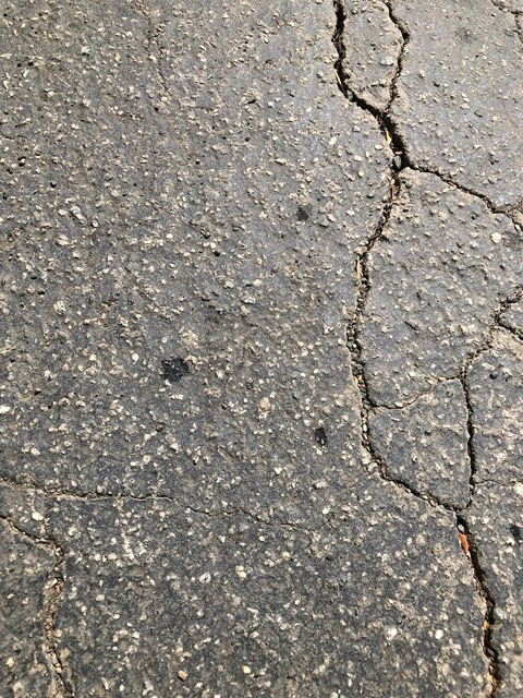 Here's our storm...  like, three drops on the pavement