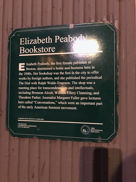 We passed a famous publisher on our way to the Freedom Trail