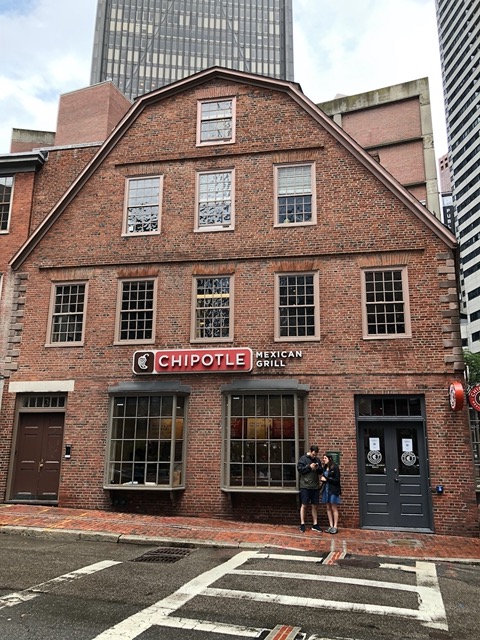 Many famous works were published here.  Now a Chipotle's.