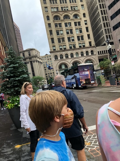 Accidental photo, but does show what it felt like: buildings from different periods