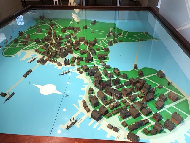Helpful model of what Boston looked like at the Tea Party