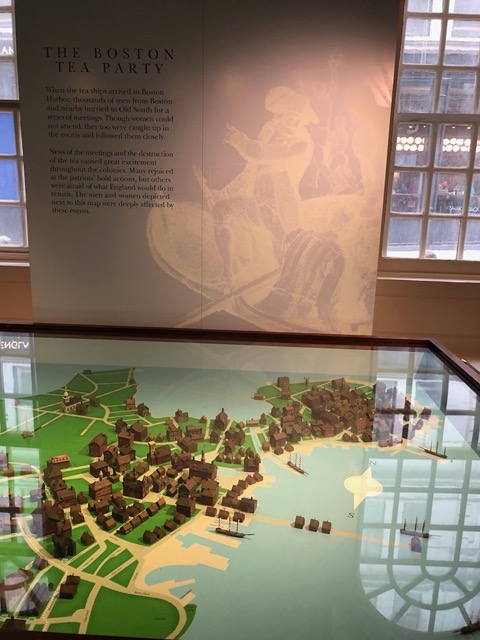 You can see it's a long peninsula.  And just a town back then, with fields around it