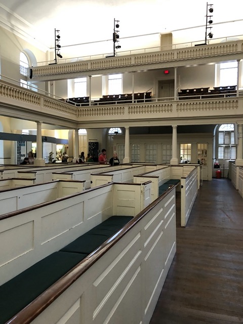 They heard long sermons here, and had many debates