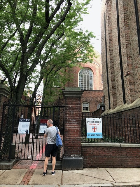 The church was closed, but we got a good look at the outside