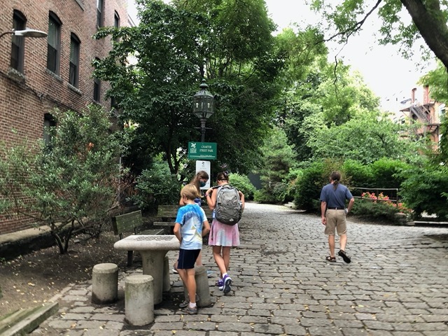 Walking through some of the oldest parts of Boston