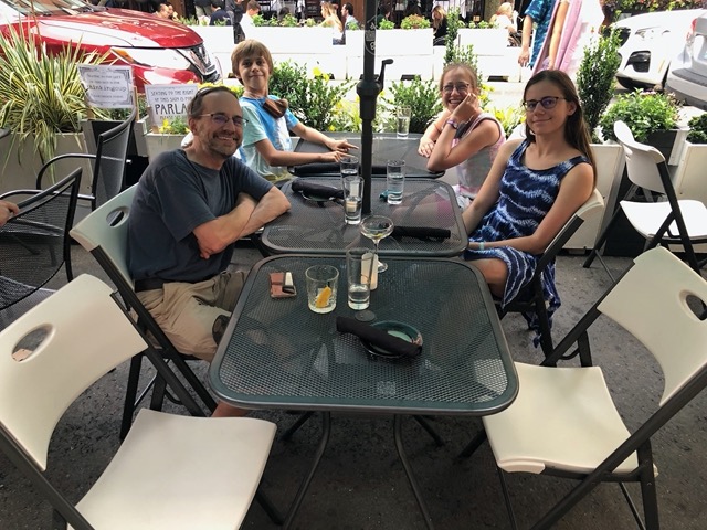 We had a lovely dinner at an Italian restaurant in Little Italy