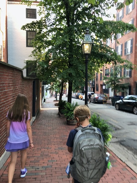Walking to the Science Museum through Beacon Hill