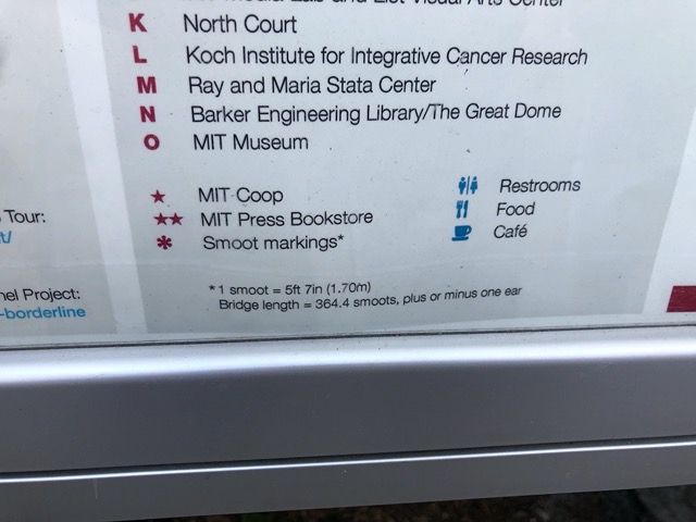 The had an entry for Smoot markings!