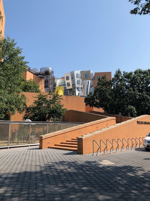 View of the wonky Computer Science building