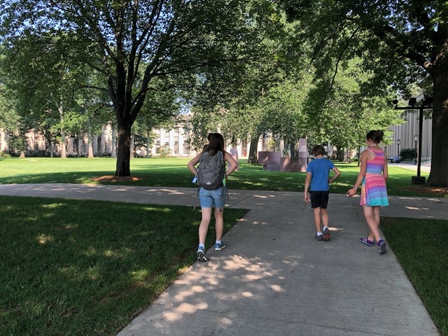 In the more traditional quad